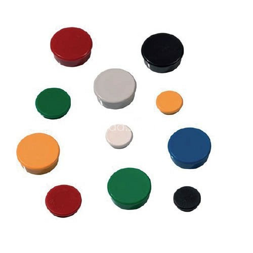 Mágnes 24mm/10db kerek HM20 Franken piros