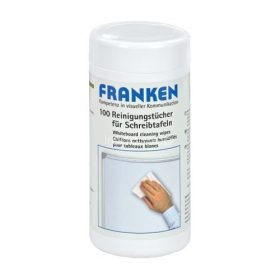 Tisztítókendő fehértáblához nedves 100db Franken