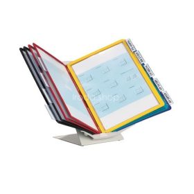 Bemutatótáblatartó10 panellel asztali Durable Vario 5570