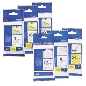   Betűnyomó kazetta 24mm Brother TZeFX651 rugalmas sárga-fekete