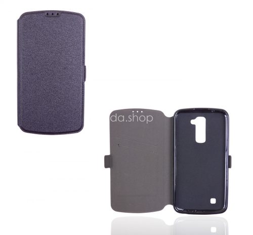 LG K3 (2017), Oldalra nyíló tok, CoverGel, fekete