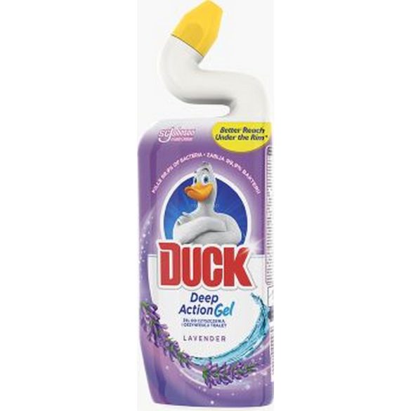 Duck® Deep Action WC-tisztító fertőtlenítő folyadék 750 ml Levendula