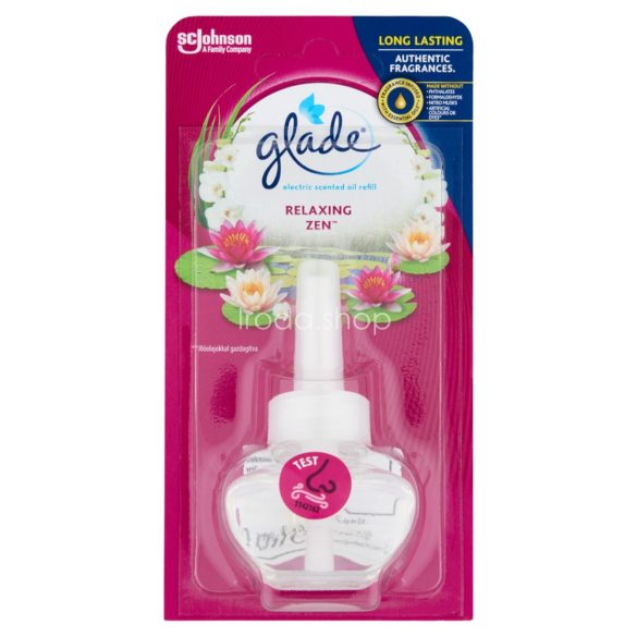 Glade® elektromos utántöltő 20 ml Japán kert/Relaxing Zen