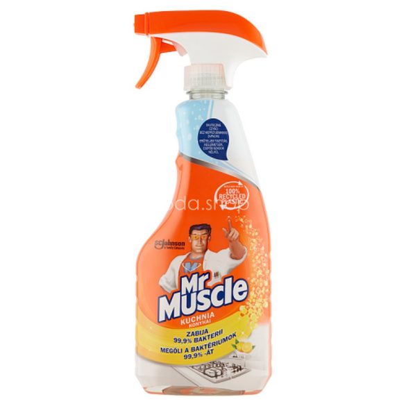 Mr. Muscle® Kitchen Konyhai fertőtlenítő tisztítószer Citrom illattal 500 ml
