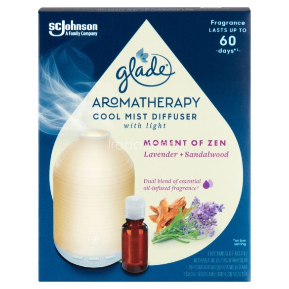 Glade® Aromatherapy Cool Mist Diffuser párologtató készülék Moment of Zen