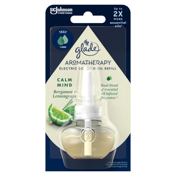 Glade® Aromatherapy elektromos légfrissítő utántöltő illóolajjal 20 ml Calm Mind