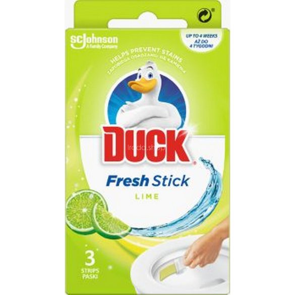 Duck® Fresh Stick zselés WC-öblítő csík 27g Lime