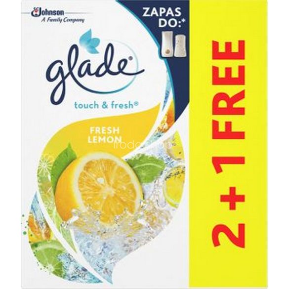 Glade® Touch&Fresh utántöltő 10 ml 2+1 Friss citrom