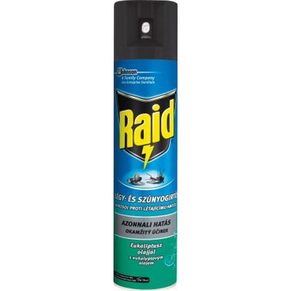 Raid® légy- és szúnyogirtó aeroszol 400 ml Eukaliptusz illattal