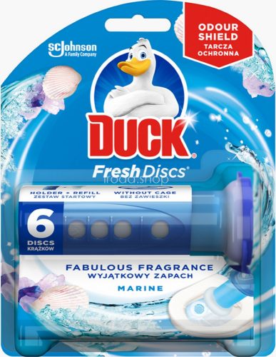 Duck® Fresh Discs zselés WC-öblítő korong 36 ml Marine