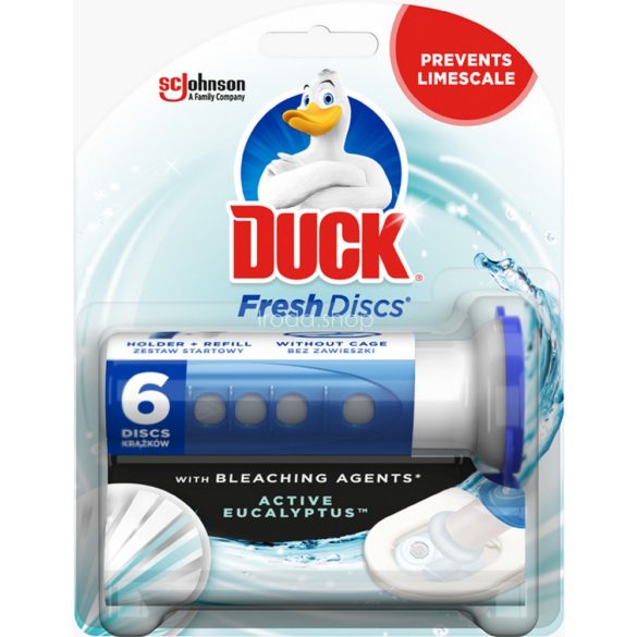 Duck® Fresh Discs zselés WC-öblítő korong 36 ml Eukaliptusz