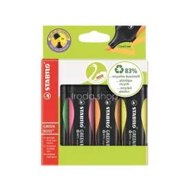 Szövegkiemelő Stabilo Green Boss 4 db-os készlet