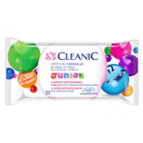 CLEANIC antibakteriális frissítő törlőkendő - Junior Antibacterial 15 db