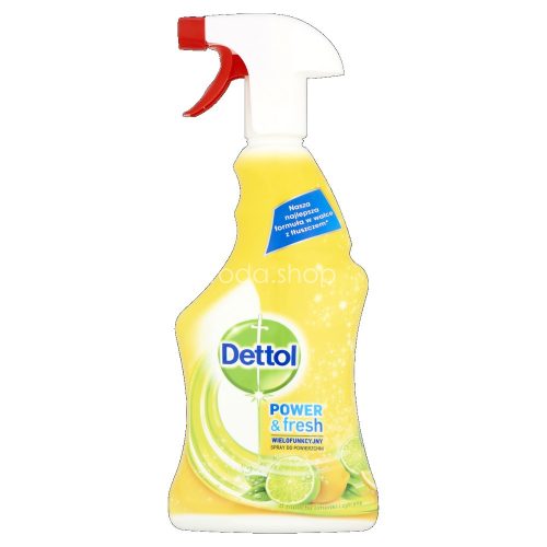 DETTOL Power&Fresh Univerzális felülettisztító spray Citrom&Lime 500 ml