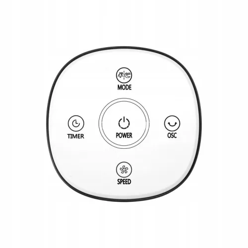 Bise oszlopventilátor 50 W, fehér