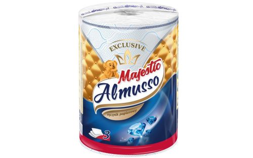 ALMUSSO Majestic papírtörlő 3 rétegű 1 tekercs