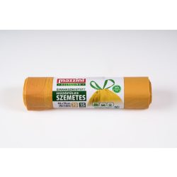   MAZZINI Újrahasznosított húzófüles szemeteszsák 70 l (64x70 cm) 15 db/roll