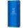 Apple iPhone 7 / 8, Oldalra nyíló tok, hívás mutatóval, Smart View Cover, kék (utángyártott)