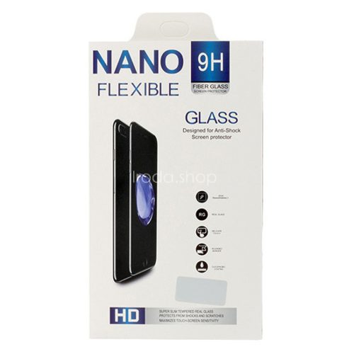 Huawei P20 Lite, Kijelzővédő fólia, ütésálló fólia, Tempered Glass (edzett üveg), Nano Flexi Glass, Clear