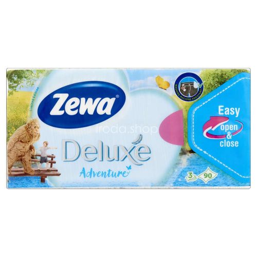 Zewa Deluxe papírzsebkendő 3 rétegű 90 db Limited Edition