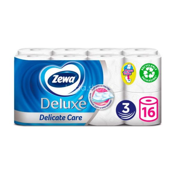 Zewa Deluxe toalettpapír 3 rétegű 16 tekercs Delicate Care