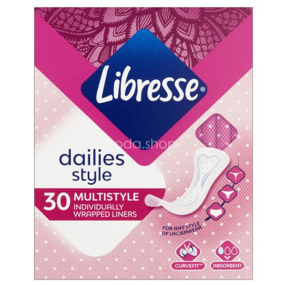 Libresse tisztasági betét 30 db Dailies Style Multistyle Normal