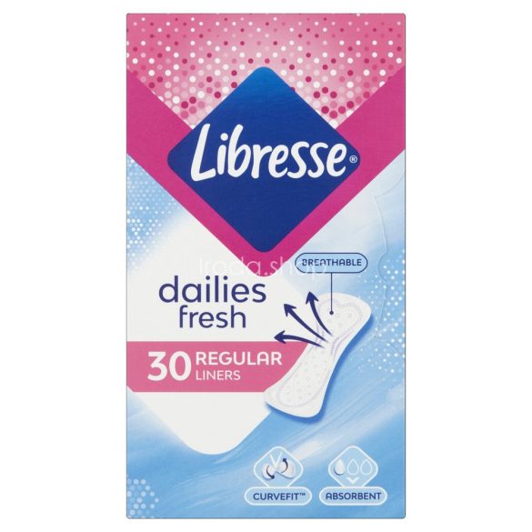 Libresse tisztasági betét 30 db Dailies Fresh Regular