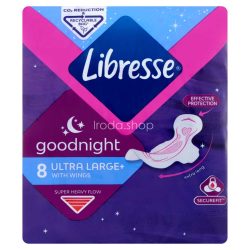   Libresse egészségügyi betét 8 db Ultra Goodnight szárnyas
