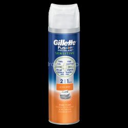 Gillette borotvahab Fusion Proglide Sensitive 2in1  250 ml 