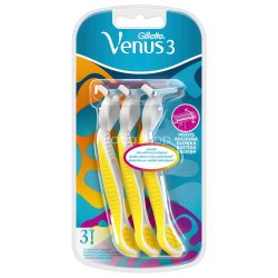 Gillette Venus3 eldobható borotva sárga 3 db