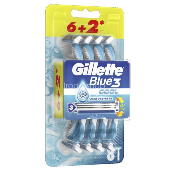 Gillette Blue3 Cool eldobható borotva 6+2 db