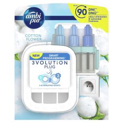   AmbiPur 3Volution elektromos légfrissítő alapcsomag Cotton Flower 20 ml