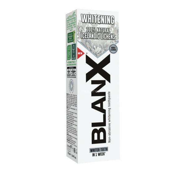 Blanx fogfehérítő fogkrém sarki zuzmóval 75 ml