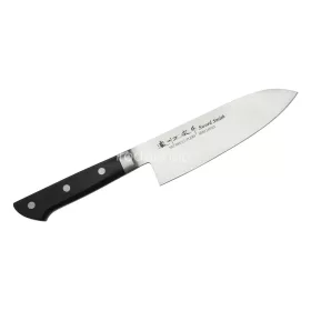   Satake 803-632 Satoru Santoku japán konyhakés, 17 cm penge hossz, rozsdamentes acél, kemény műanyag markolat