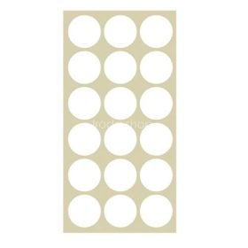 Címke öntapadó 30mm kör