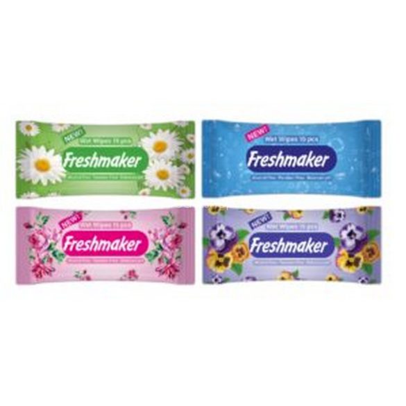 Freshmaker Antibakteriális nedves törlőkendő 15 lap