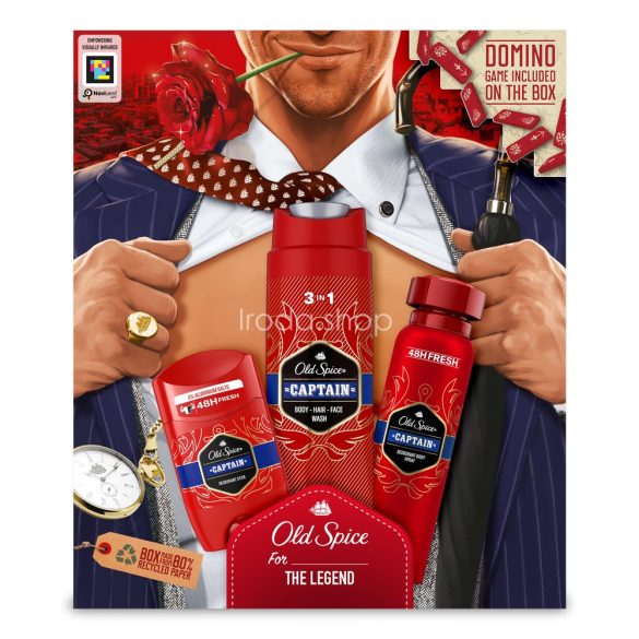 Old Spice Gentleman ajándékcsomag (stift&tusfürdő&deo spray)