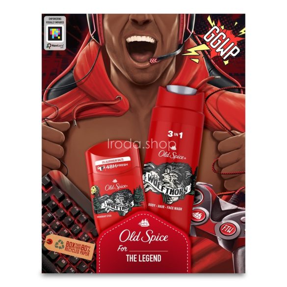 Old Spice Gamer ajándékcsomag (deo stift&tusfürdő)