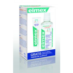 ELMEX szájvíz Sensitive 400 ml+ fogkrém 75 ml
