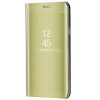 Huawei Mate 30 Lite, Oldalra nyíló tok, hívás mutatóval, Smart View Cover, arany (utángyártott)