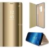 Huawei Mate 30 Lite, Oldalra nyíló tok, hívás mutatóval, Smart View Cover, arany (utángyártott)