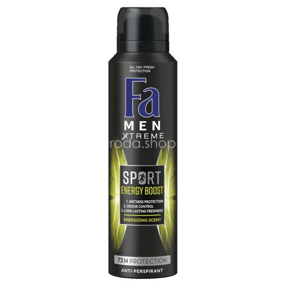 Fa Men Xtreme izzadásgátló deospray 150 ml Sport Energy Boost