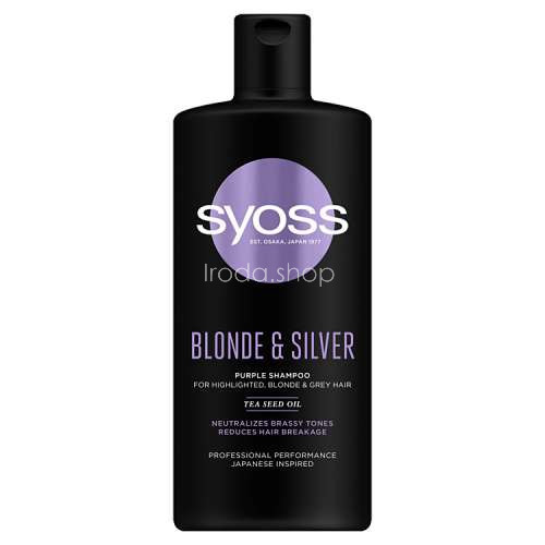 Syoss sampon 440 ml Blonde & Silver