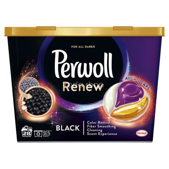 Perwoll Renew & Care mosókapszula Black 28 db