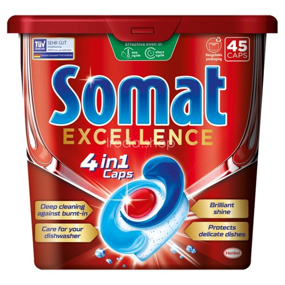 Somat Excellence mosogatógép kapszula 4in1 45 db