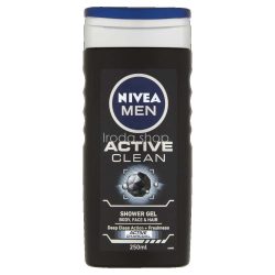 NIVEA MEN tusfürdő 250 ml Active clean