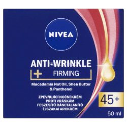 NIVEA Anti Wrinkle éjszakai arckrém 50 ml 45+