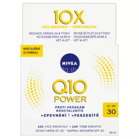 NIVEA Q10 POWER nappali arckrém 50 ml ránctalanító FF30