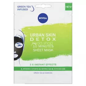  NIVEA URBAN SKIN fátyolmaszk 1 db 10 perces méregtelenítő