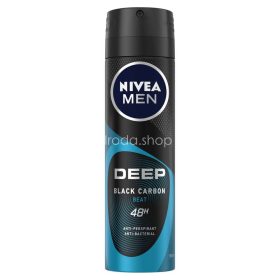 NIVEA MEN Deo Spray 150 ml DEEP Black Carbon Beat
